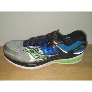 Saucony Mens Triumph ISO 2 S20290-1 Blue Silver Running Shoes Lace Up Size 11.5